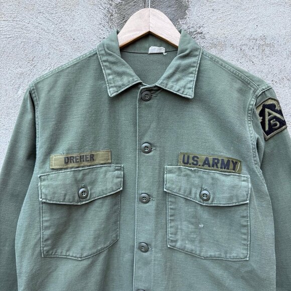 70' US Army OG-107 Button Down Shirt - Picture 3 of 6